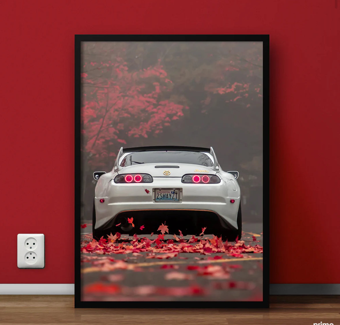 Supra rear view portrait | Wall art